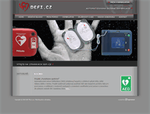Tablet Screenshot of defi.cz